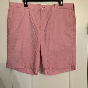 Peter Millar Pink Striped Men's Shorts